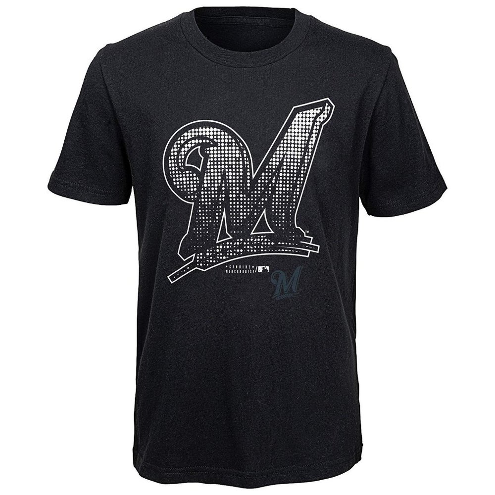 MLB Youth Milwaukee Brewers Glow Tee Size XL